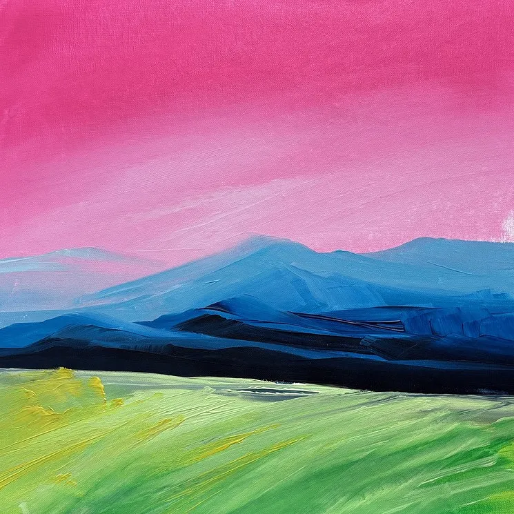 Image of Lush Summer/4 by Helen Mount, made of oil on canvas, Painting medium, priced at €450