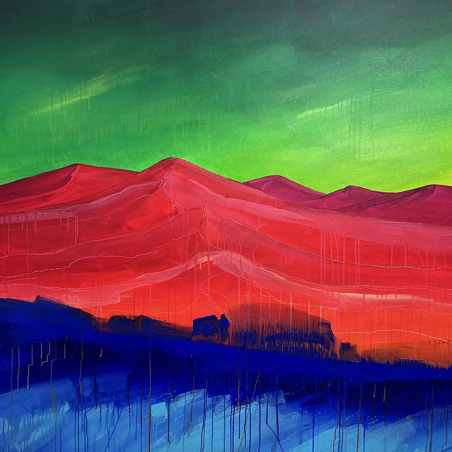 Image of Lush Summer/7 by Helen Mount, made of acrylic on canvas, priced at €1800